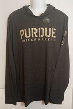 Purdue Boilermakers Colosseum Military Appreciation LS Hoodie Shirt Men&#39;... - £18.82 GBP