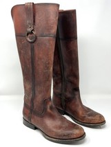 FRYE Women&#39;s Jamie Ring Tall Bordeaux Riding Boots 9M - $91.19