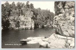 Vintage Real Picture Postcard RPPC Wisconsin Dells WIS. Rocks Nature - £14.50 GBP