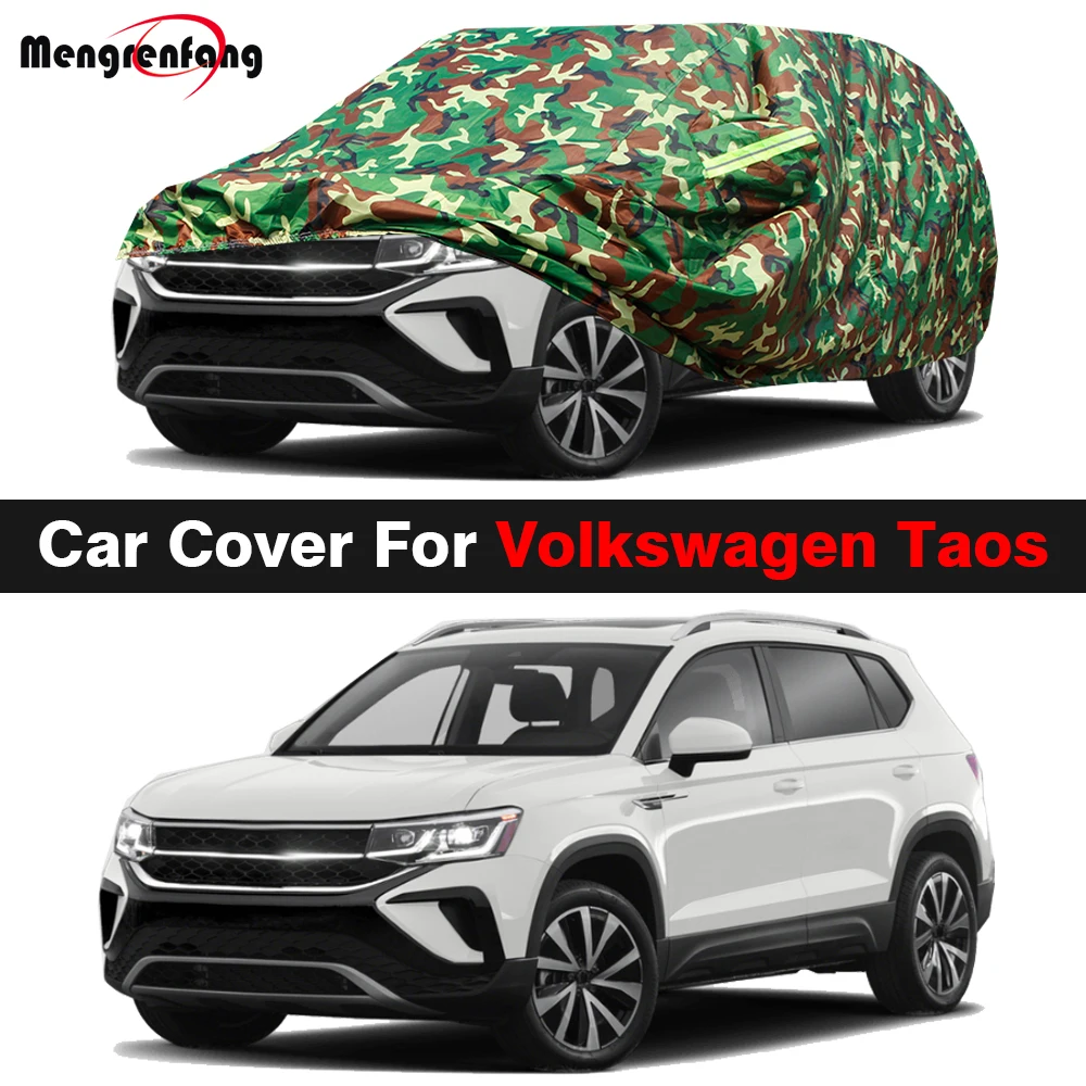 Ge car cover waterproof for vw volkswagen taos tharu 2018 2024 sun shade rain snow dust thumb200