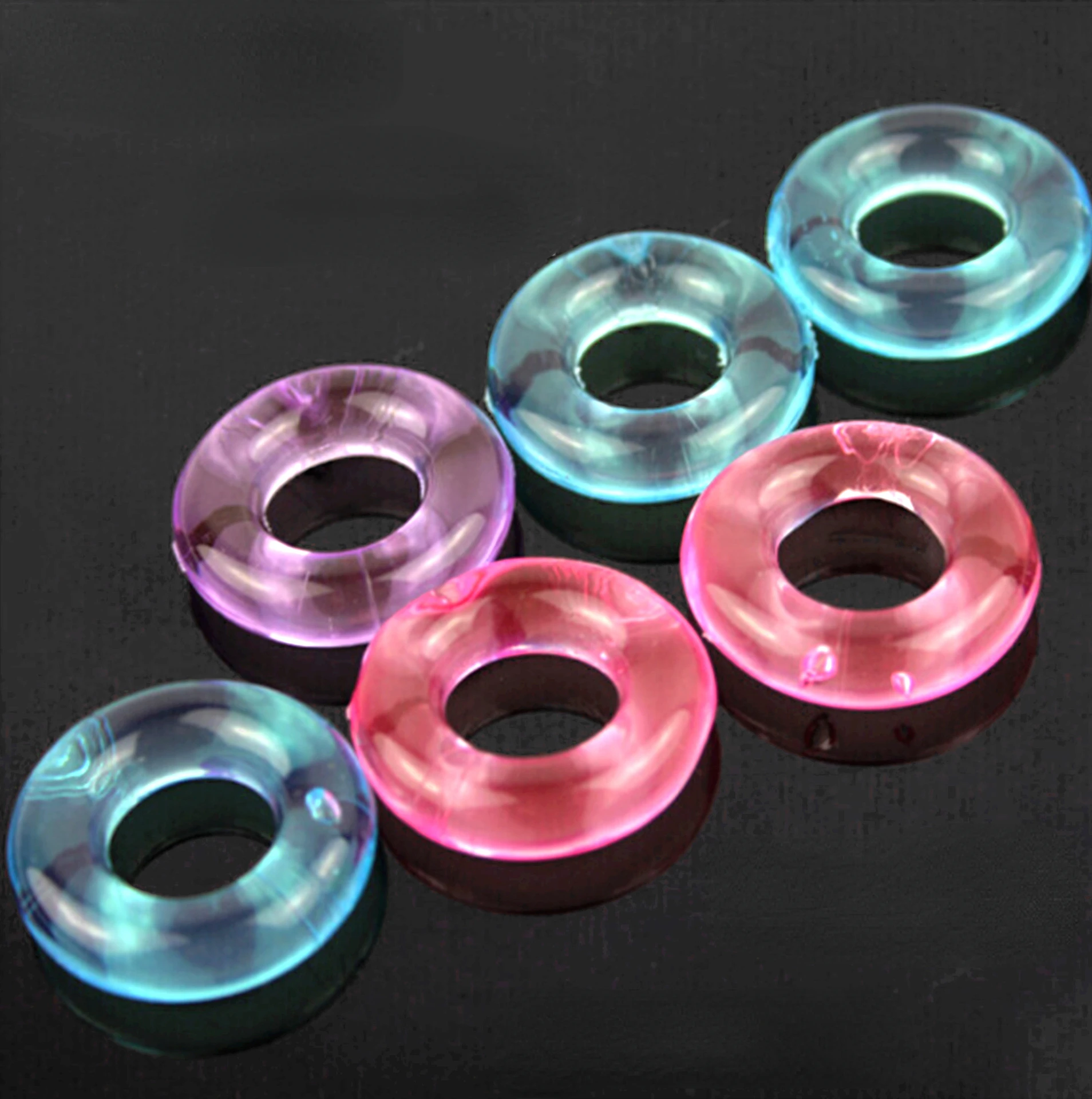 House Home 5pcs Silicone Durable  Ring Adult Men A Delay  Rubber Rings  A s For  - £20.10 GBP