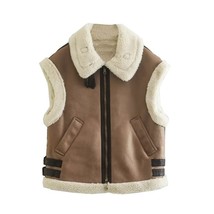 M wool jacket 2022 women s fashion combination sleeveless vest female chic warm outdoor thumb200