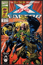 1991 X-Factor #71 SIGNED by Peter David / 1st App New Team / Marvel Comics - £23.66 GBP