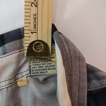 Northwest Blue Shirt Mens L Tall Green & White Plaid Vintage Flannel Long Sleeve image 10