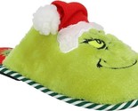 THE GRINCH Plush Rubber Bottom Holiday Slippers Women&#39;s Sz. 5-6, 7-8 or ... - £23.72 GBP