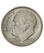 1947-S 10C Roosevelt Centavo DDR Ch A Joya Bu , Fsh 10C 013.5 Doble Die ... - $89.13