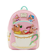 Disney Loungefly Cinderella Pink Gus and Jaq Mice Teacup Mini Backpack - $135.91 CAD