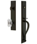 Grandeur 842829 Hardware Fifth Avenue One-Piece Handleset Timeless Bronze - $346.78 CAD