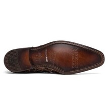 Marco Di Milano Genuine Pirarucu Exotic Lace-Up Olivieri Clear Brown image 5