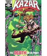 Kazar The Savage,  &quot;Till Death Do Us Part&quot; Vol 1, #13, April 1982 Marvel... - $4.85