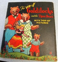 Goldilocks and the Three Bears Pop-Up Book First Edition 1934 OBO image 7