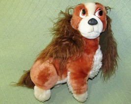 Disney Vintage Lady And The Tramp Plush Large 13&quot; Girl Dog Stuffed Animal Toy - £17.98 GBP