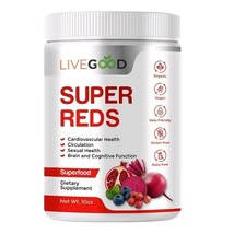 LiveGood Organic Super Reds- Superfood Cardiovascular Power Dietary Supplement - £23.48 GBP