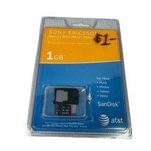 SanDisk 71691 1GB Memory Stick Micro For Sony Ericsson - $7.92