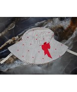 Janie and Jack Blue Railroad Stripe/Stars Bucket Hat Size 0/6 Months Gir... - €13,07 EUR