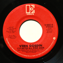 Vern Gosdin *Till The End/	It Started All Over Again* 45 rpm Vinyl 7&quot; Single - £10.03 GBP