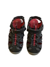 Childs  Size 13 Black/Red  Hook And Loop adjustable Mesh  Sandals  Cat and Jack - £7.79 GBP