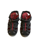 Childs  Size 13 Black/Red  Hook And Loop adjustable Mesh  Sandals  Cat a... - $13.24 CAD