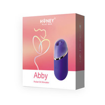 Honey Play Box Abby Mini Clit Tongue Licking Vibrator Purple - £47.24 GBP