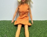 Vintage 1968 Mattel Live Action Barbie 11&quot; Fashion Doll Blue Eyes Blonde... - $49.50
