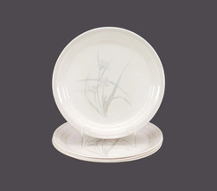 Four Corelle Corningware Spring Pond dinner plates made in USA. Flaws. - $56.38