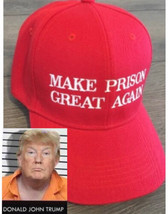 Donald Trump INDICTED Prison Parody Hat MAKE PRISON GREAT AGAIN Cap Embr... - £13.65 GBP