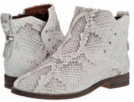 Franco Sarto Owen Leather Snake Print Ankle Boot Womens 7.5 NEW - £17.14 GBP