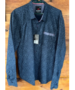 Red Rhino Collection Button Up Shirt Men&#39;s XL Long Sleeve Blue Floral Co... - $346.17 MXN