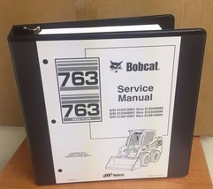 Bobcat 763 763 HF Service Manual Book Skid steer 6900091 repair shop book - £36.23 GBP