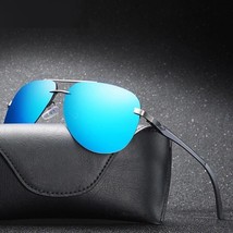 Gafas De Sol Polarizada Estilo Piloto Montura Clásicas Aluminio Magnesio Hombres - $16.98