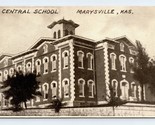 Central School Building Marysville Kansas KS 1910 DB Postcard Q6 - $8.86