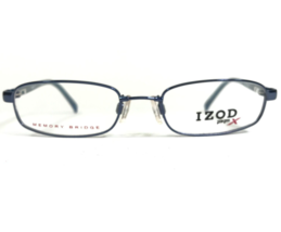 IZOD Kids Eyeglasses Frames X75 BLUE Rectangular Full Rim 45-17-125 - £36.55 GBP