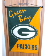 Biederlack Green Bay Packers Large Canvas Type Material Wall Hanging 42&quot;... - £29.54 GBP