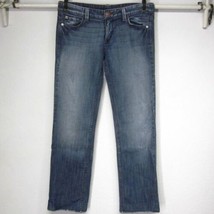 A/X ARMANI EXCHANGE POTASSIUM STRAIGHT LEG MEDIUM BLUE JEANS WOMEN&#39;S Sz ... - £17.19 GBP