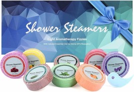 Shower Steamers, Shower Bombs Aromatherapy Relaxing Gift for Women, 8Pcs... - £15.56 GBP