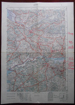 1957 Original Military Topographic Map Rovinj Buje Croatia Slovenia Yugo... - $51.14