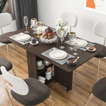 DINAZA Folding Dining Table Drop Leaf Table for Small Spaces with 2 Tier... - $10,934.24 MXN