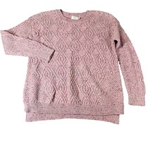 Time and Tru Womens XL Pullover Round Neck Long Sleeve Lavender Purple S... - £10.51 GBP