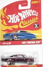 Classics Series 2 -#14 1967 Pontiac GTO Purple 5-Spoke Redlines Mattel Hot Wheel - £22.87 GBP