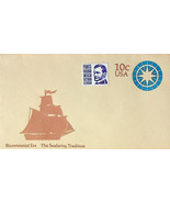 USA 10 Cent Postage-paid Envelope - The Seafaring Tradition - Vintage