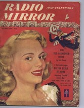 ORIGINAL Vintage February 1950 TV Radio Mirror Magazine Marie Wilson  - £15.81 GBP