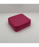 Estée Lauder Small Bag Carry Case Makeup Holder Hot Pink 4.5” x 4” x 1.5” - £5.14 GBP