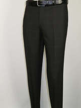 Men Suit BERLUSCONI Turkey Italian Wool 180's Single Breasted 623-01 Black Plaid image 13