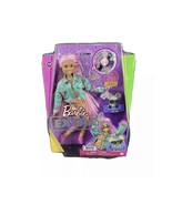 Barbie Doll Extra #10 Floral Print Jacket Jogger Set DJ Mouse Pet Flexib... - $18.92