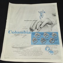 Vintage Print Ad 1955 Columbia Guardian Angel Diamond Rings - £7.64 GBP