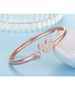 Rose gold crystal Mickey Mouse bracelet - €15,59 EUR