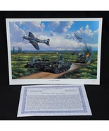 Stan Stokes Aviation Art Print Limited Ed Signed COA Clash of Armor Stur... - £31.33 GBP