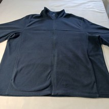 Starter RM33437B Full Zip Pockets Men's Blue Jacket Long Sleeve Sz 2XL Chest 58" image 8