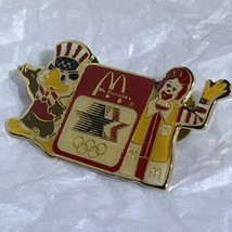 McDonald’s Ronald McDonald 1984 Los Angeles Olympics USA Olympic Lapel Hat Pin - £7.93 GBP