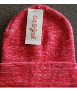 Cat &amp; Jack™ ~ Kids&#39; Cuffed Beanie ~ Knit Hat ~ Red Heather ~ One Size Fi... - £11.82 GBP